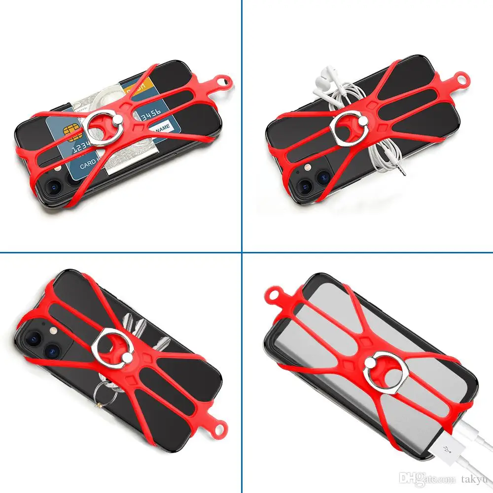 Сотовый телефон ремешок держатель 2 в 1 на решешке и отделением для Цепочки