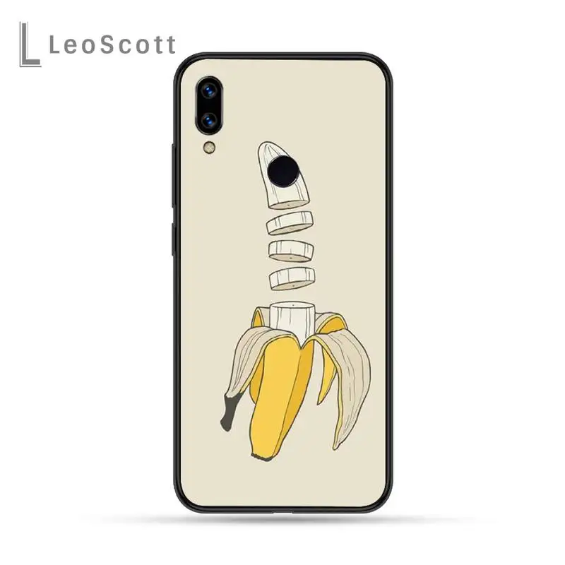 

Fruit Banana Lemon Phone Case For Xiaomi Redmi Note 4 4x 5 6 7 8 pro S2 PLUS 6A PRO