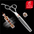 Профессиональные ножницы для груминга питомцев Fenice, 6,57,0 дюйма, филировочные ножницы, ножницы для груминга собак