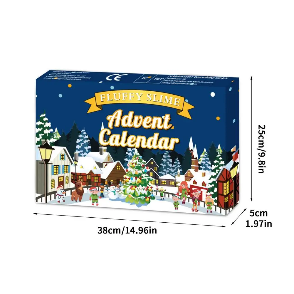 Calendario de cuenta atr&aacute;s para La Navidad, caja de regalo de vacaciones para ni&ntilde;os, regalos de Navidad, 24 Uds.-2