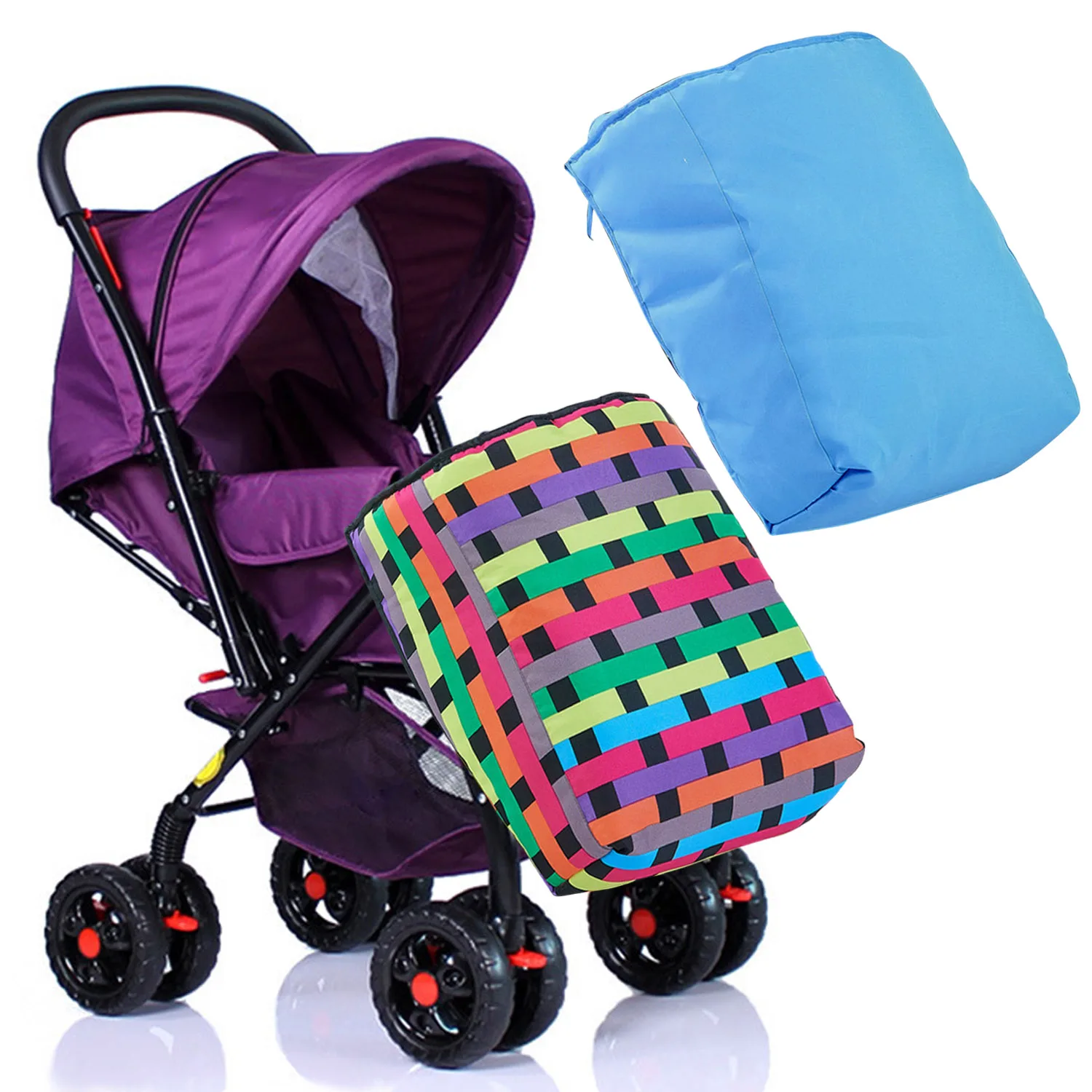 Универсальная детская коляска зимняя ветрозащитная теплая муфта для ног