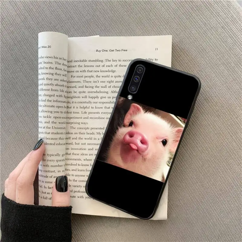

Pet Pig cute animal art luxury design Phone Case For Samsung galaxy S 9 10 20 A 10 21 30 31 40 50 51 71 s note 20 j 4 2018 plus
