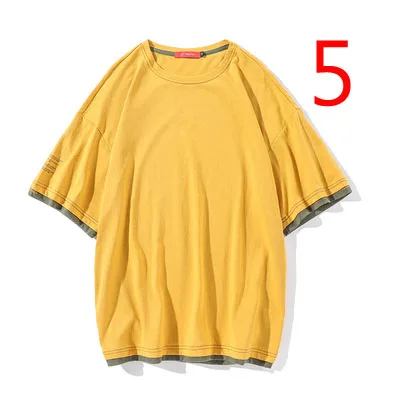 

2019 summer new Korean version of the wild round neck ice silk half-sleeved shirt large size bottoming shirt