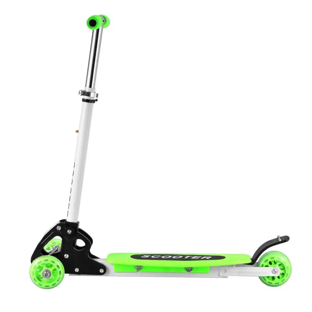 Детский Регулируемый унисекс самокат светодиодный 3 колеса для ног скутеры