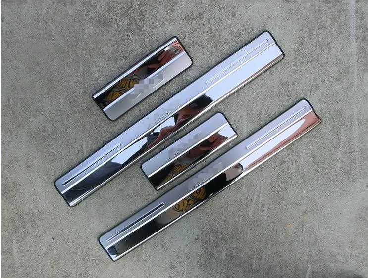 

stainless steel Car door cover outside door sill Scuff plate for Ford Focus 2 3 4 MK2 MK3 MK4 2012 - 2018 Accessories
