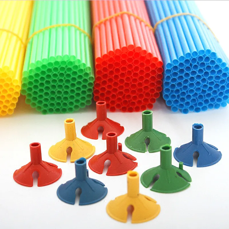 SUEF 28 см 10 комплектов стандартные палочки с чашкой латексные шарики из белого ПВХ