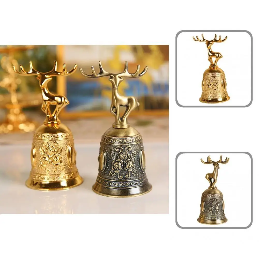 

Easy to Use Attractive Elegant Style Hand Call Bell Practical Hand Bell Clear for Diner