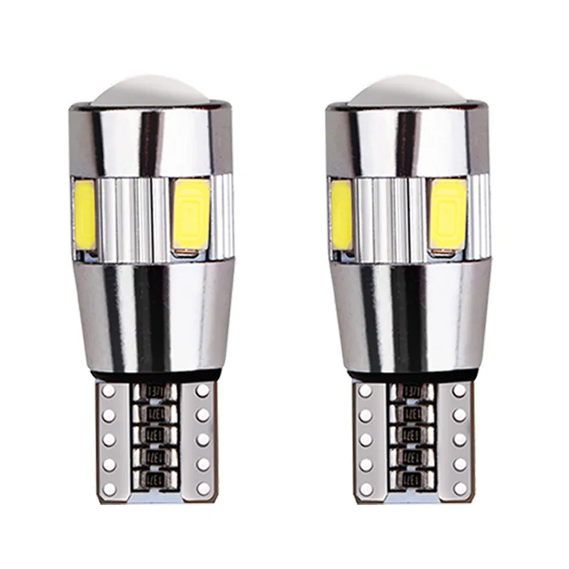 1 шт. автомобильная светодиодная лампа T10 5730 SMD 6 LED W5W 12 В | Сигнальная