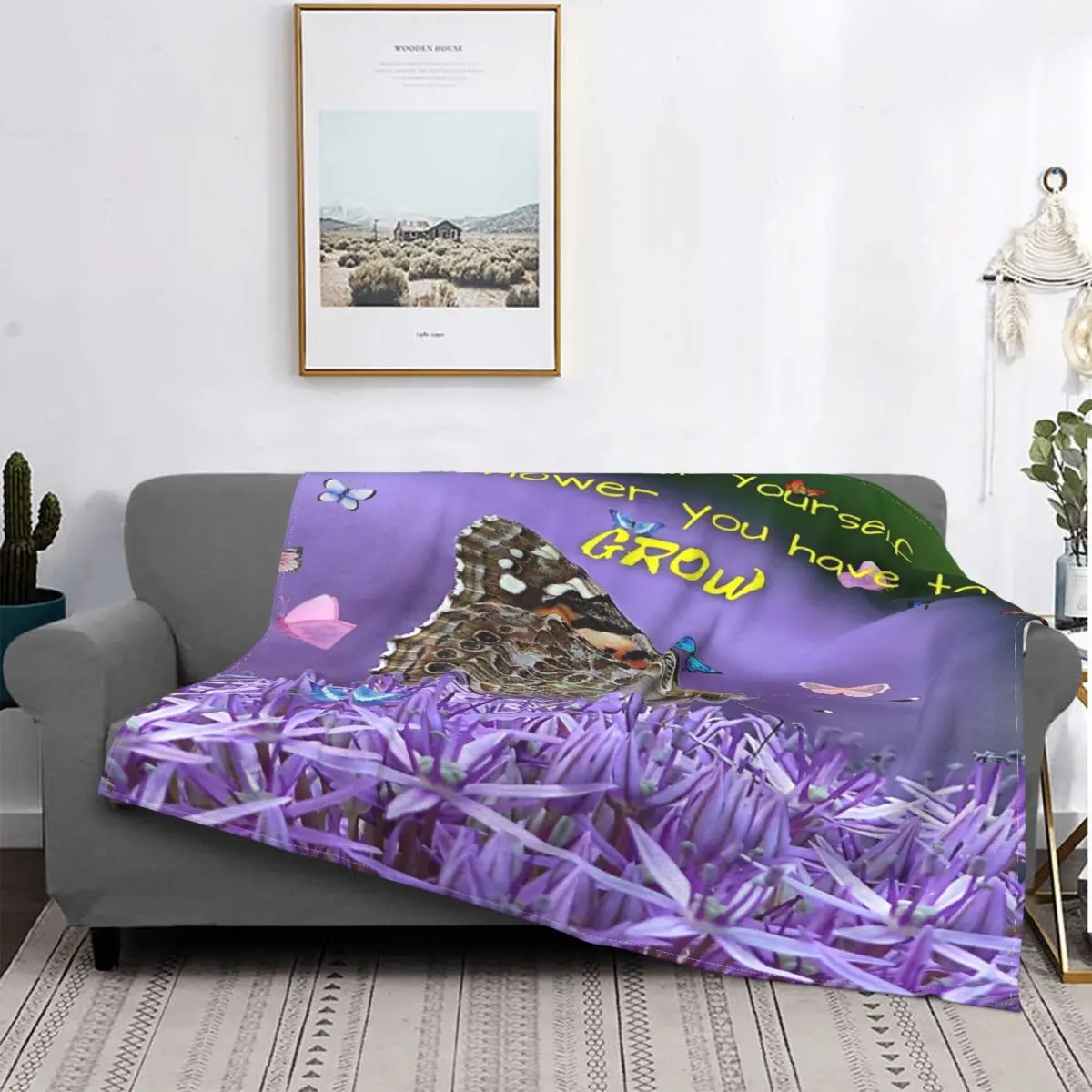 

Manta с изображением остроконечной жизни в английском языке для el Jardin, colcha para cama a cuadros, manta с капучинатором