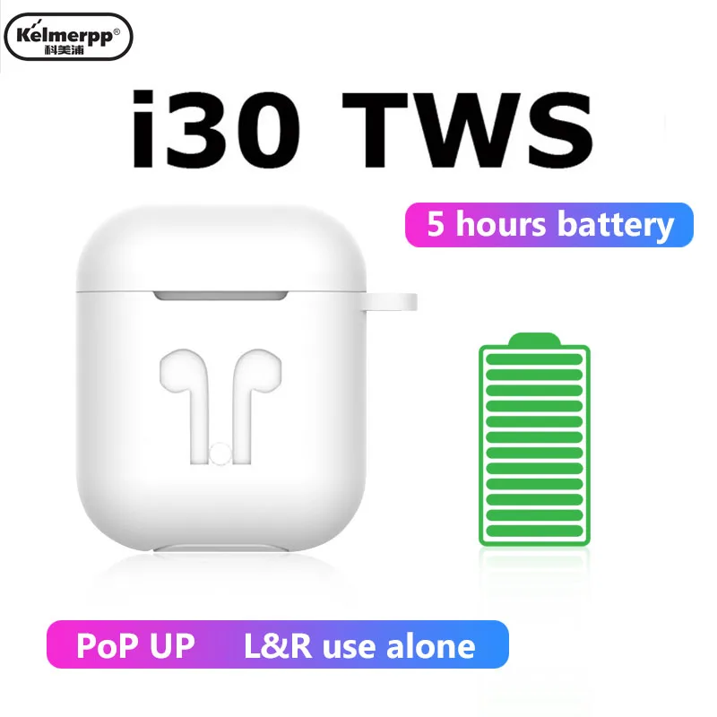 I30 Tws Bluetooth наушники беспроводные стерео сенсорная гарнитура Aire 1:1 Реплика