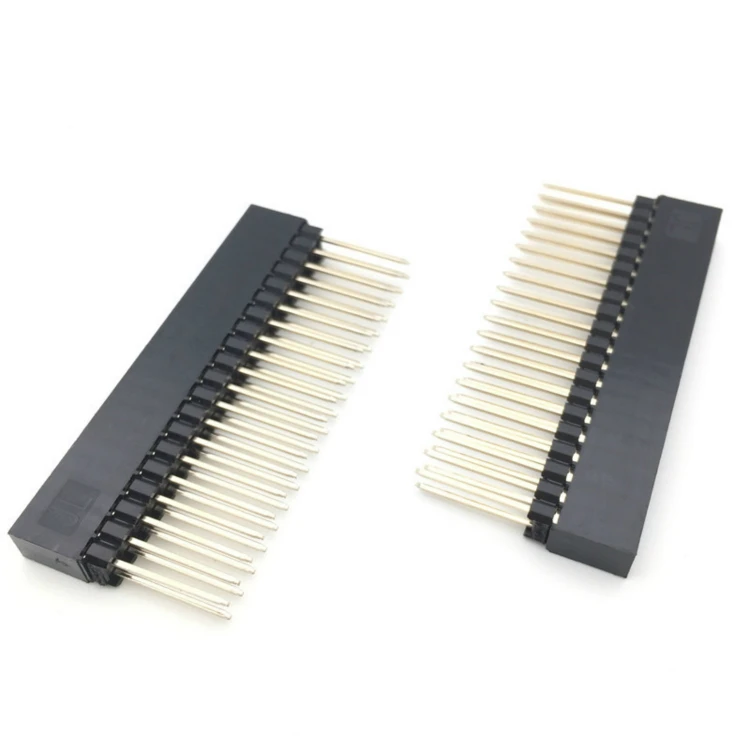 2pcs2.54мм 2*20p PC104 двухрядный Женский Заголовок длинный штырь 12 2 мм Промышленная