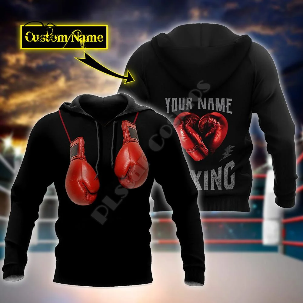 NewFashion Cosplay Sports Boxing Fighting Champion Sportswear Tracksuit 3DPrint Men/Women Funny Autumn Casual Jacket Hoodies B12