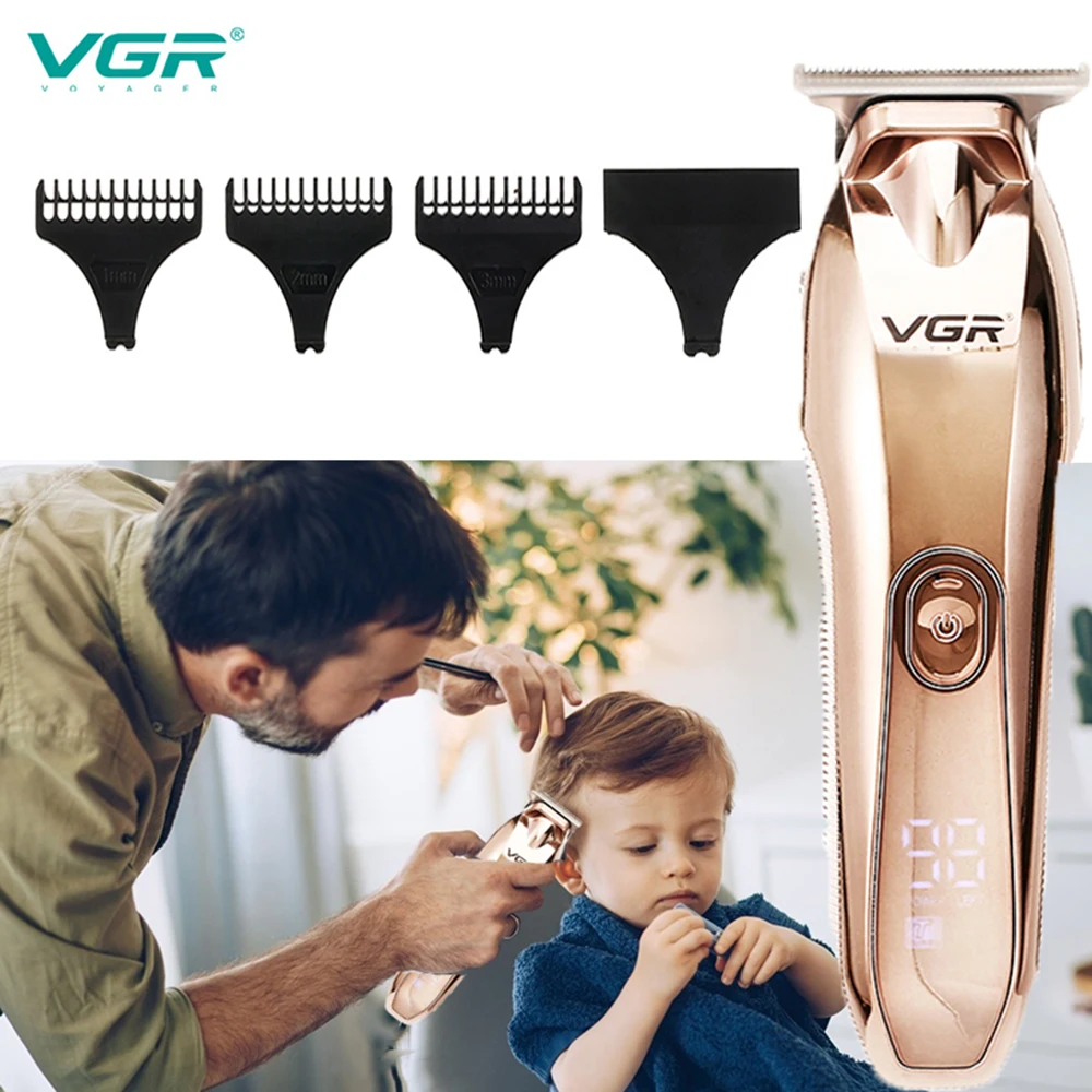 

2021 VGR Children Hair Clippers Professional Oil Head Electric Clipper 240mins Battery Life Portable Hair Trimmer for Kids V-293