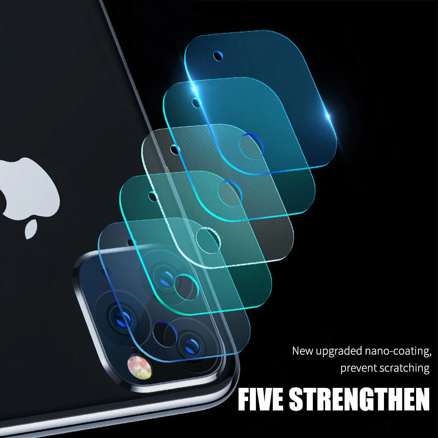 Металлическое HD защитное кольцо для объектива камеры iphone 11 Pro Max Защитная пленка