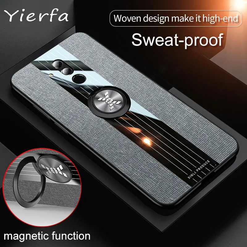 Мягкий Силиконовый противоударный бампер Huawei Mate 20 Lite чехол магнитный