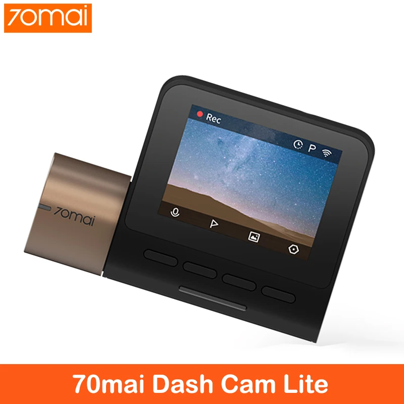 Новая 70mai Dash Cam Lite 1080P скорость координаты gps модули 70 MAI Lite Автомобильный видеорегистратор 24H монитор парковки 70mai Lite Автомобильный видеорегистратор
