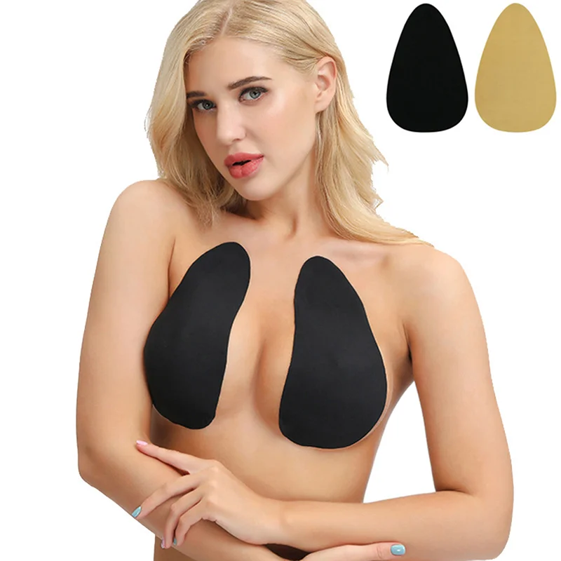 

1Pair Push Up Invisible Bra Adhesive Nipple Cover Pasties Boob Breast Lift Tape Nipple Protector For Women