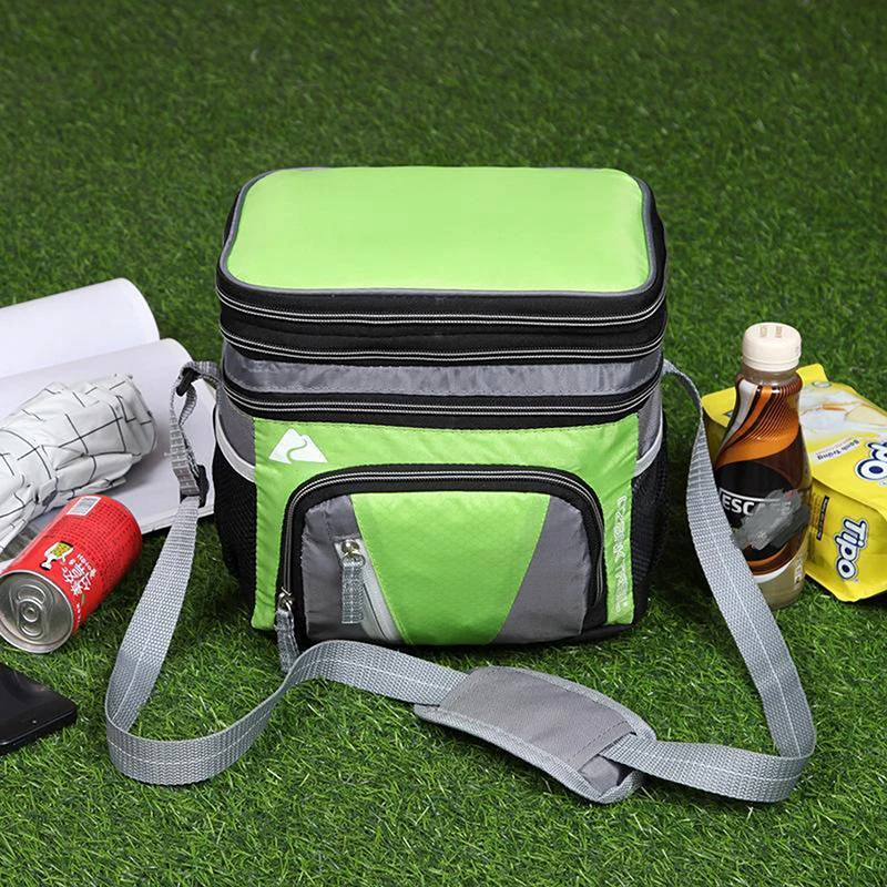 

Double Layer Insulated Thermal Cooler Bag Picnic Food Drink Lunch Box Women Men Bento Fresh Keeping Container Accessories Case