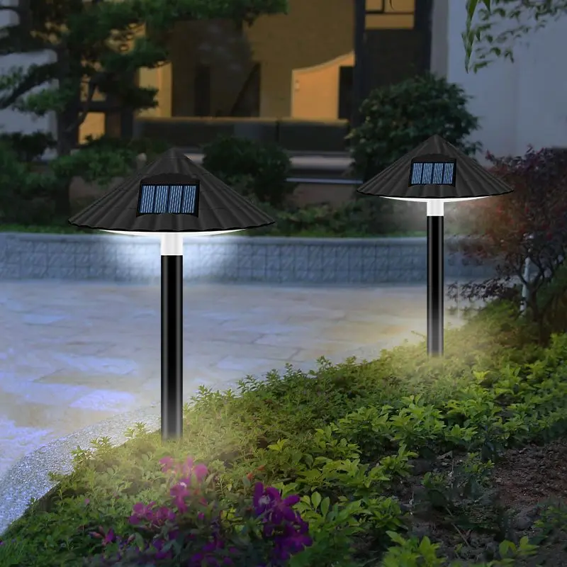 

Gehore 2021 New Solar Led Lawn Light Outdoor Waterproof Landscape Mushroom Light Control Villa Garden Decoration Solar Plug Ligh