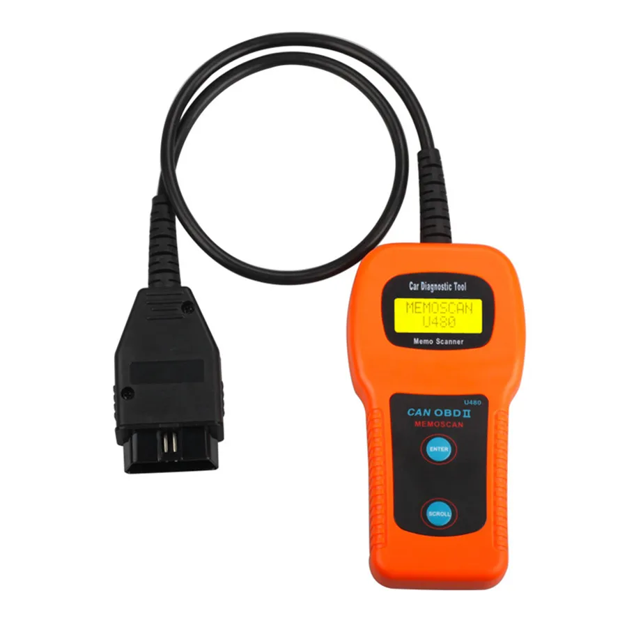 Высокая Рекомендуемая U480 CAN BUS OBD OBD2 считыватель кодов для автомобилей/грузовиков