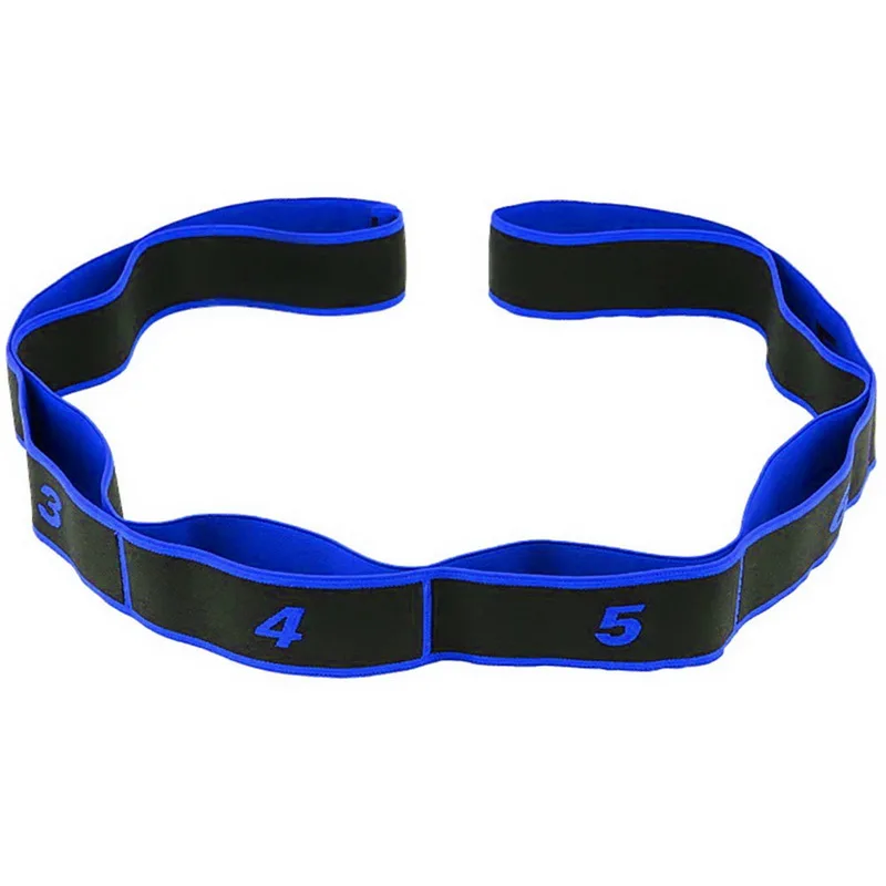 

Yoga Pull Strap Belt Polyester Latex Elastic Latin Dance Stretching Band Loop Yoga Pilates GYM Fitness Exercise Resistance Bands