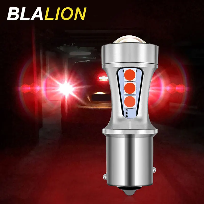 2 шт. автомобиль Фары заднего хода P21W BA15S Canbus Led 1156 1157 3030 чипы авто Интерьер Свет