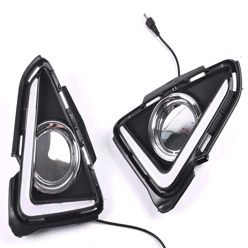 Светодиодный дневный ходовой светильник DRL противотуманная фара 12В