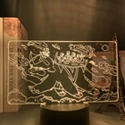 3d-лампа с рисунком манги Последний Воздушный Бендер, декоративный светильник для детской комнаты, детский подарок на день рождения, аватарная Светодиодная лампа в стиле аниме для спальни