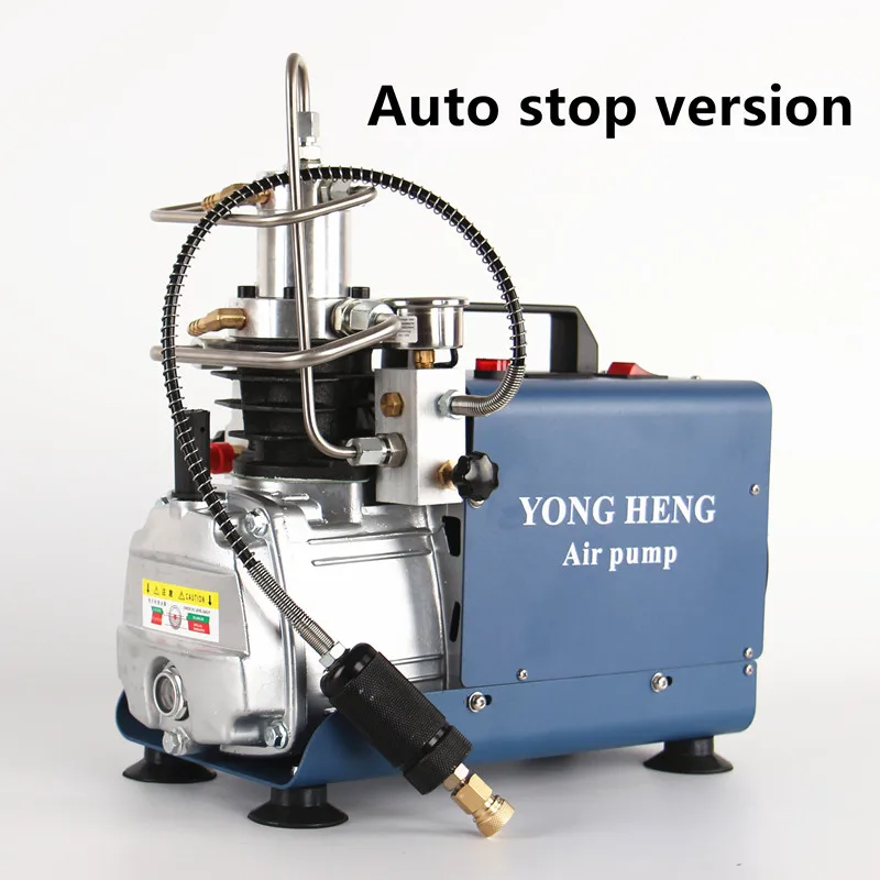 220V automatic 220 бар 30 мпа 4500PSI Электрический воздушный компрессор высокого давления воздушный насос для пневматического ружья акваланга винтовки PCP насос 110 в - Напряжение: 220V automatic