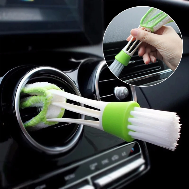 

Двухсторонняя щетка для чистки автомобиля, инструменты для чистки Kia Rio K2 K3 Ceed Sportage 3 Sorento Cerato, подлокотник Picanto Soul Optima