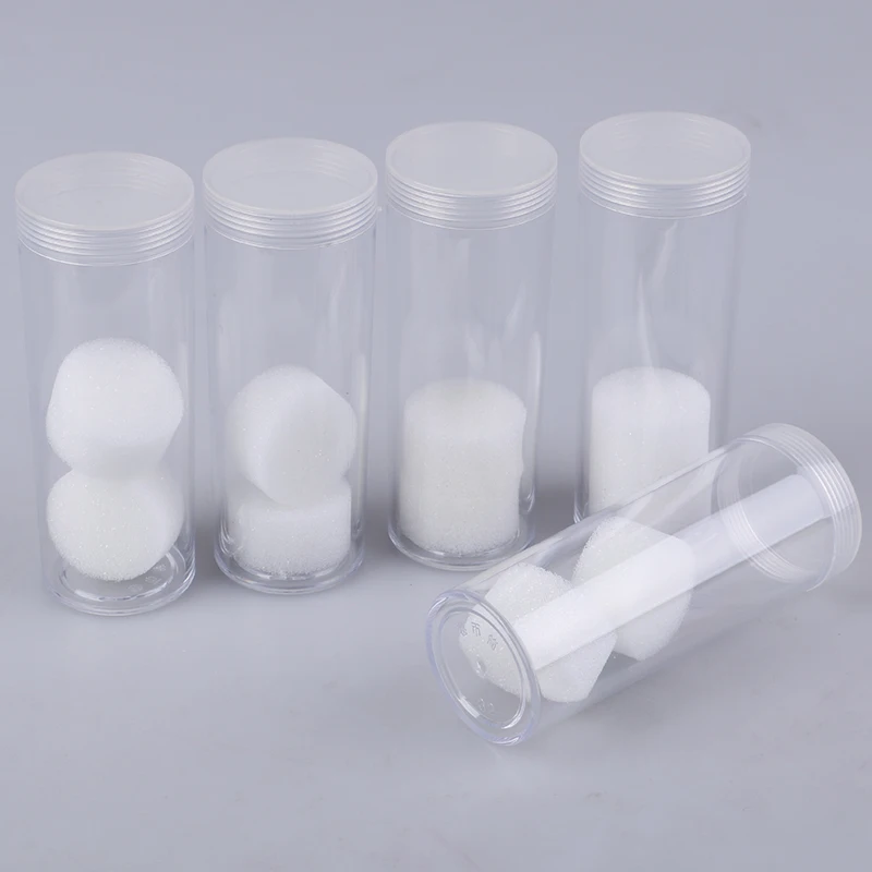 

27mm 1/5 Pcs Prevent Damage Gross Ware Tool Protective Tube Holder Transparent Plastic Coins Storage Bottle Tube Coins Collect
