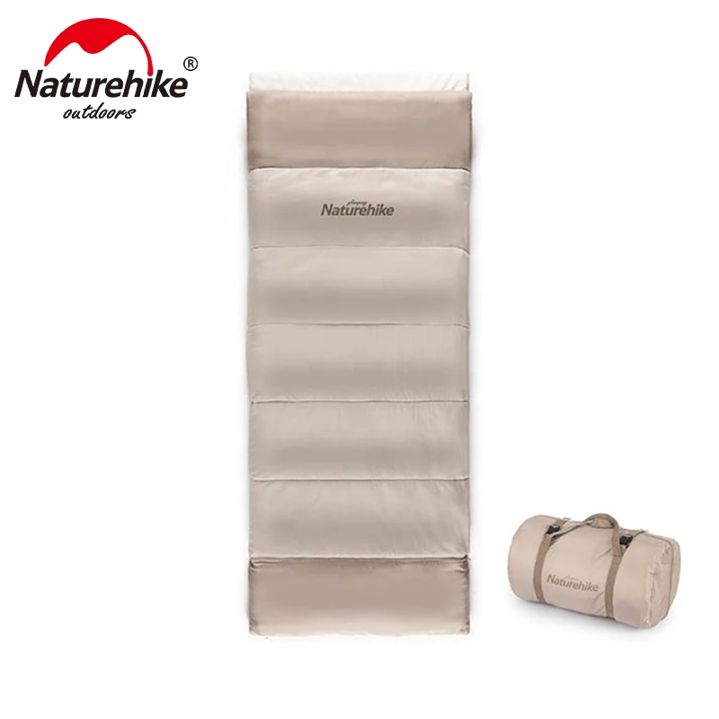 

Туристический спальный мешок Naturehike NH20MSD01, хлопок, соединение, тип конверта