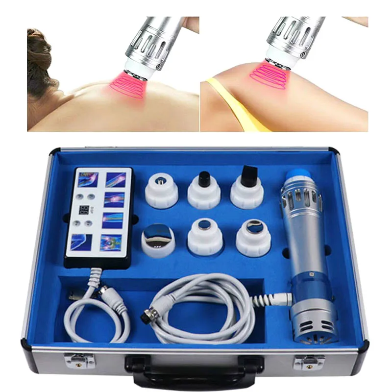 

Portable Physical Therapy Equipment Body Pain Relief Ed Treatment Shockwave Machine With 7 Heads Personal Health Care