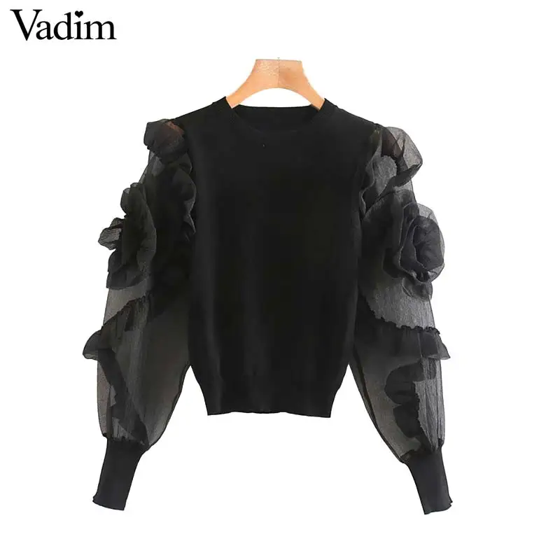 Женское элегантное платье vadim трикотажные тонкие свитера из кусков с рюшами и