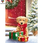 Круглая Алмазная 5D Вышивка XUEQIXIAOZU с изображением Льва и овцы, сделай сам, мозаика, картина, украшение для дома, подарки, новинка 2020