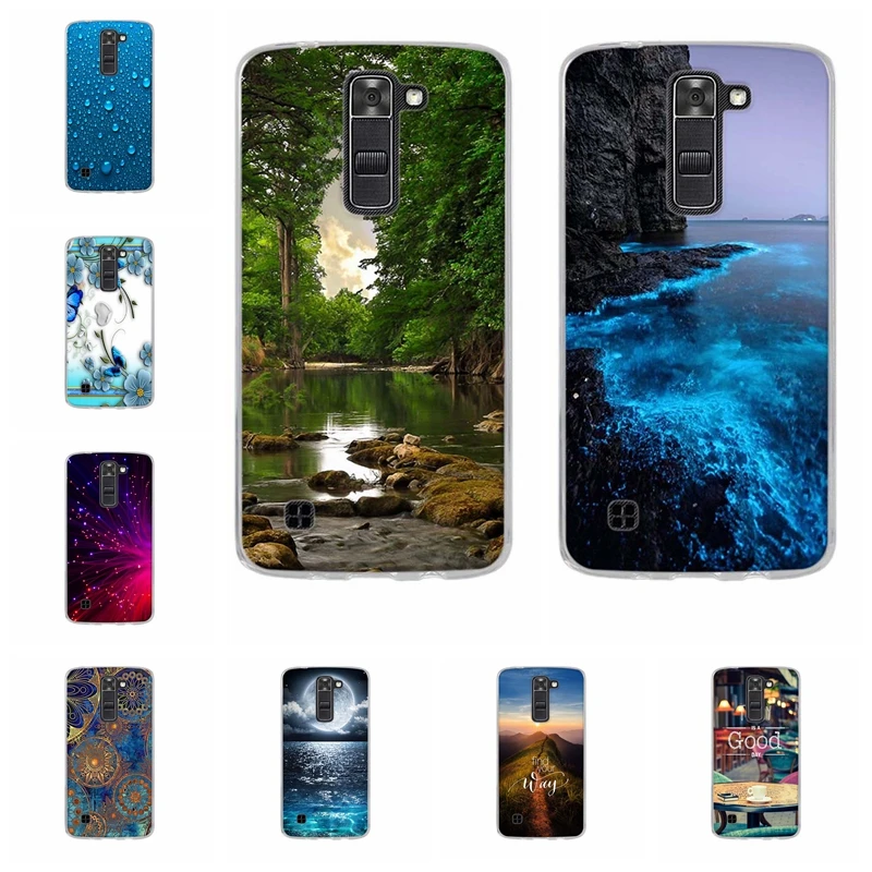 Для LG K7 чехол из мягкого силикона ТПУ для X210ds X210 ds Tribute 5 LS675 MS330 M1 Funda|Бамперы| |
