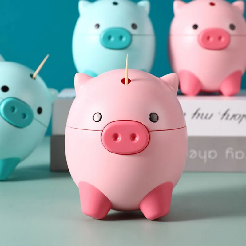 

Home Suppliers Guest Hotel Hotel Automatic Upscale Household Press Pop-Up Toothpick Box Web Celebrity Pig