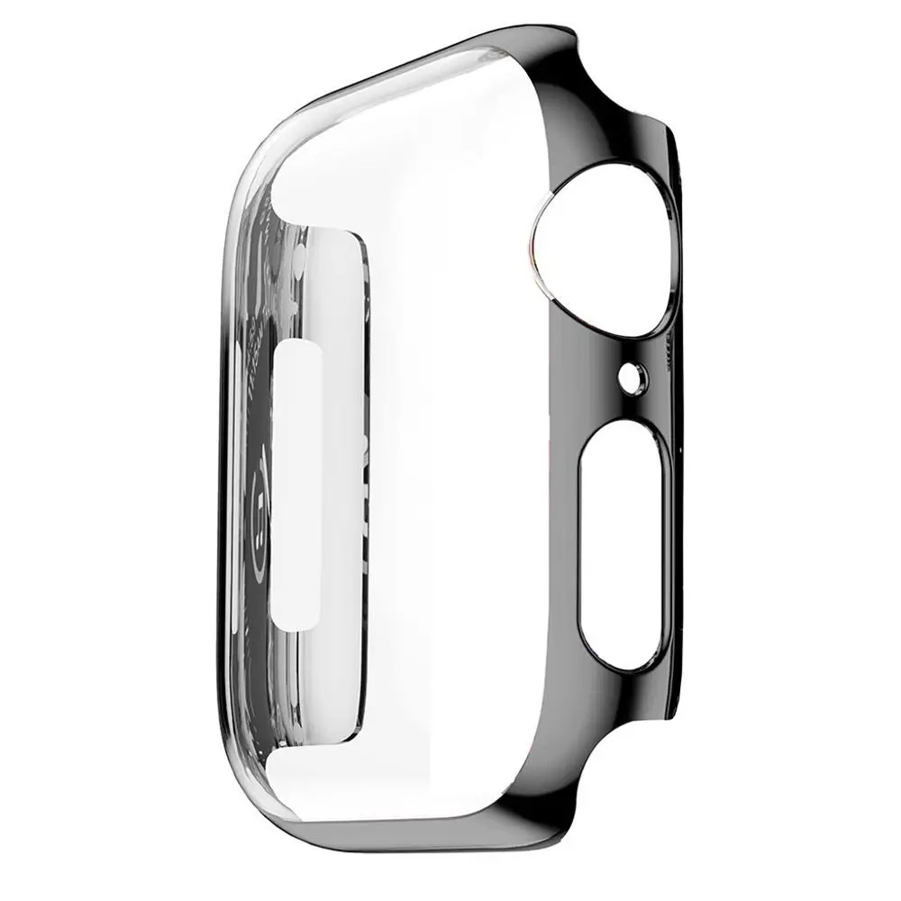 Ультратонкое покрытие чехлы Защитный бампер, чехол КРЫШКА ДЛЯ IWatch 5 40 мм 44 мм Смарт часы защитные аксессуары для Apple#912