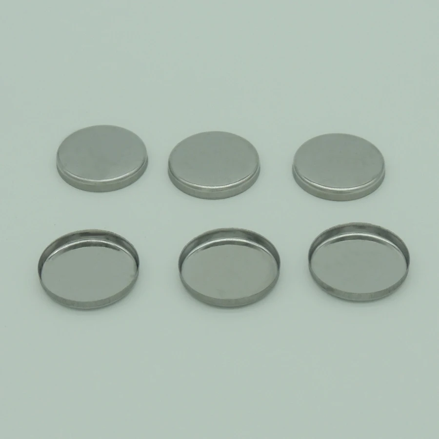 100 шт./лот 26 мм круглая магнитная прессованная Сковорода Из Нержавеющей Стали для