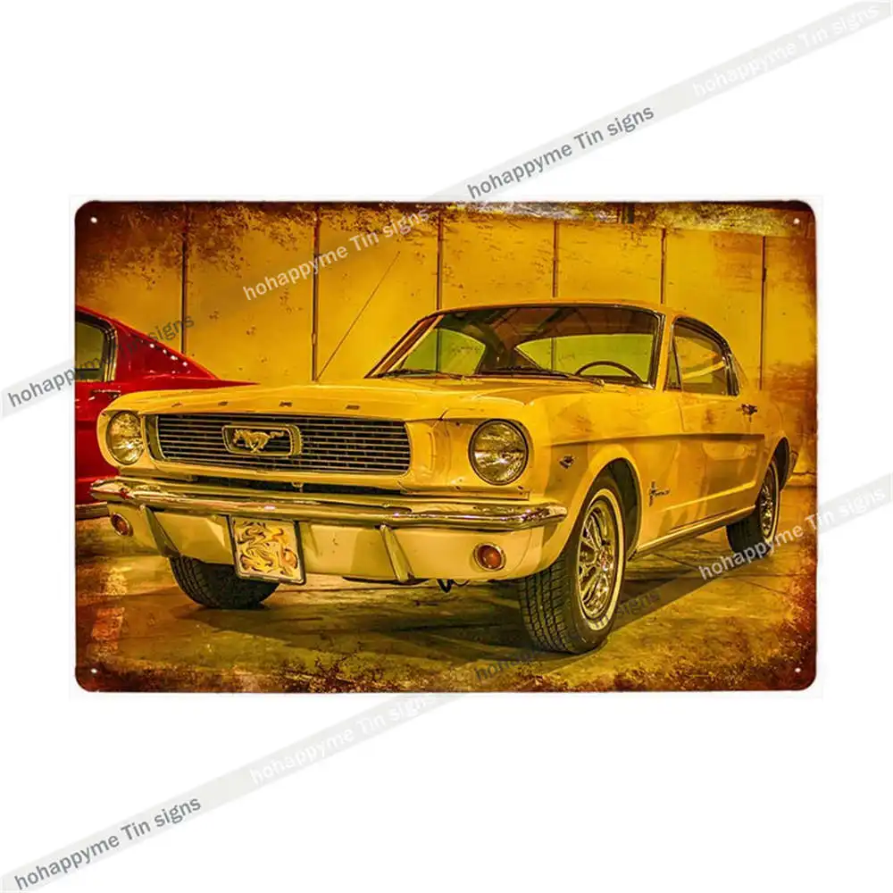 

Металлическая винтажная автомобильная табличка hohappyme 20x30 см