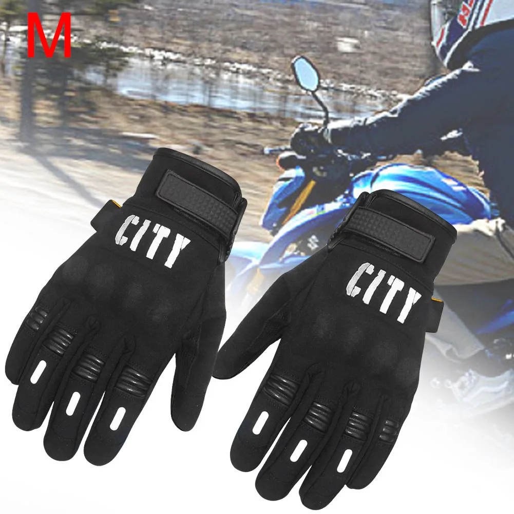 

Мотоциклетные Перчатки для сенсорного экрана, перчатки с закрытыми пальцами, защитные перчатки, велосипедные гоночные мотоциклетные летни...