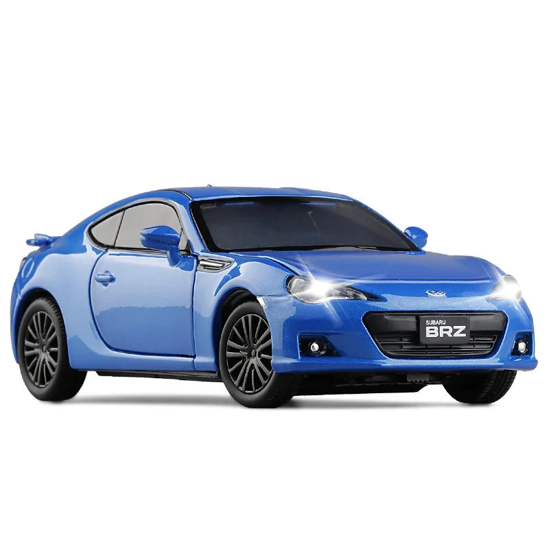 

3 Colors 1/32 Scale Subaru BRZ Alloy Sports Car Model Metal Diecast Toy Vehicle Car Model With Light Collection Children Gift