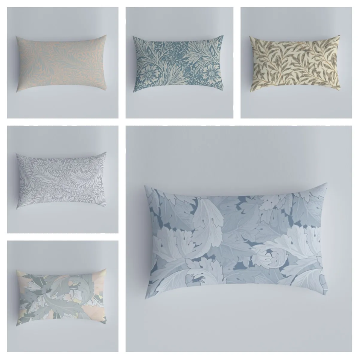 

Pastoral style pillowcase flower pattern cushion cover car backrest pillowcase living room sofa home pillowcase single