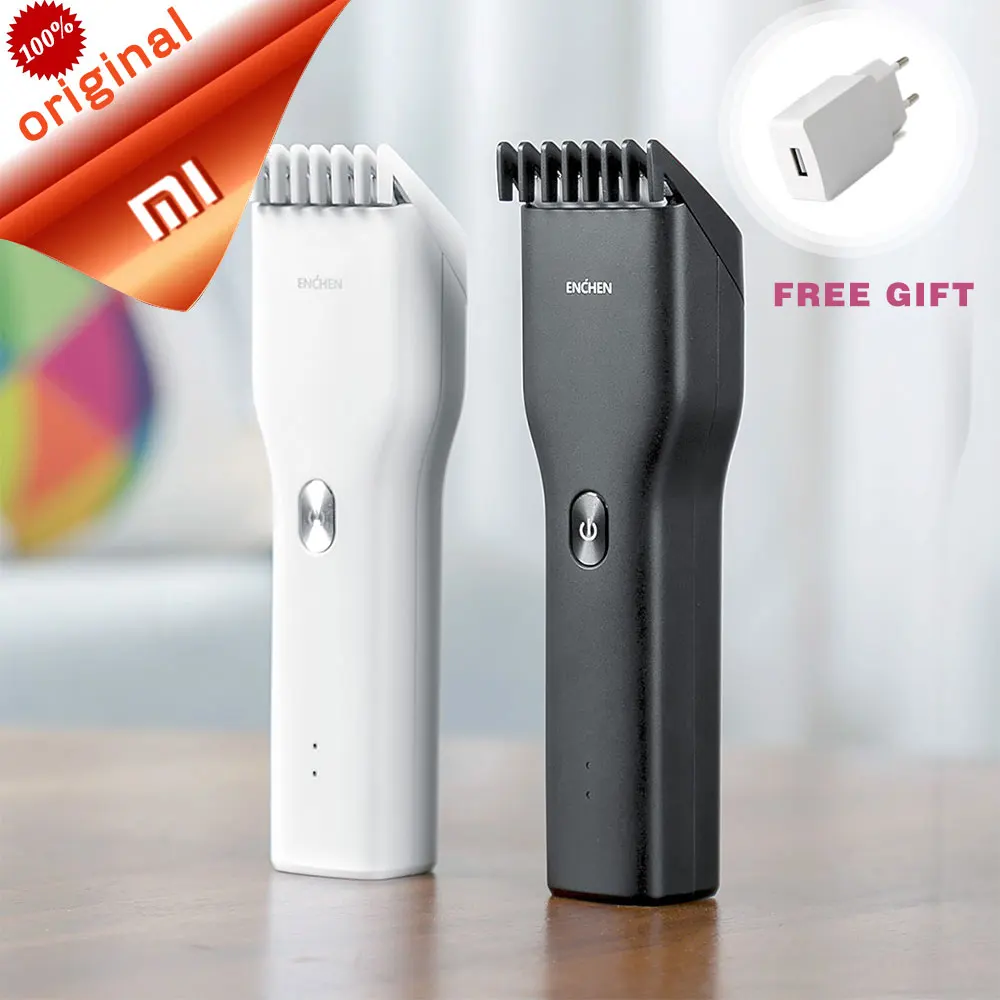 Xiaomi Enchen Boost USB электрическая машинка для стрижки волос керамическая режущая головка две скорости Быстрая зарядка триммер для волос для детей