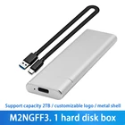 Корпус SSD от USB 3,1 до M.2 NVME PCIe, NVME M-Key к адаптеру Type C, чехол для SSD USB3.1 к M.2 NGFF SATA SSD для Windows Series