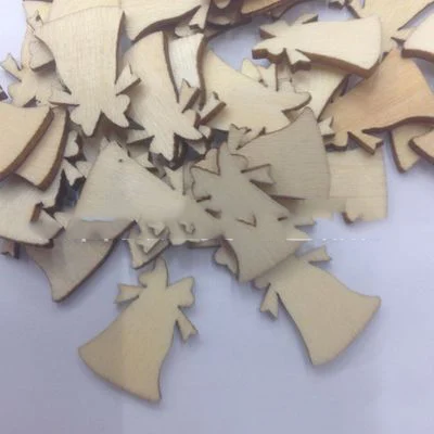 500 Uds. De copos de nieve de Navidad de madera, DIY decoraciones navide&ntilde;as para el hogar, Mini &aacute;rbol de adornos, regalo de Navidad, decoraci&oacute;n de Feliz A&ntilde;o Nuevo-3