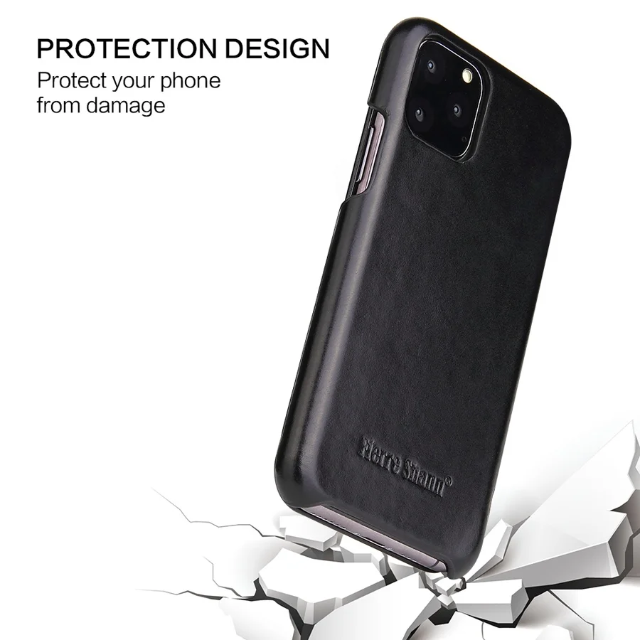 Новый Модный чехол книжка из 100% натуральной кожи для iPhone SE 2020 6 6s 7 8 Plus X XR XS 11 Pro Max