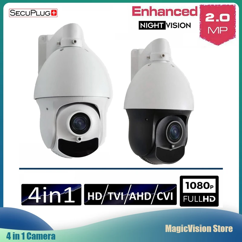 Безопасности Камера открытый Водонепроницаемый 36X 1080P AHD TVI CVI/CVBS аналог CCTV 4 в 1 PTZ
