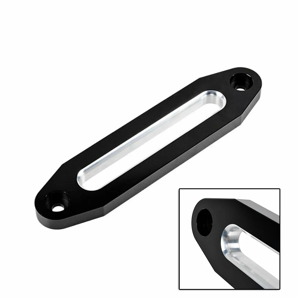 

Accessory Fairlead Black Chrome Billet Aluminum Synthetic 15000lbs Vehicle