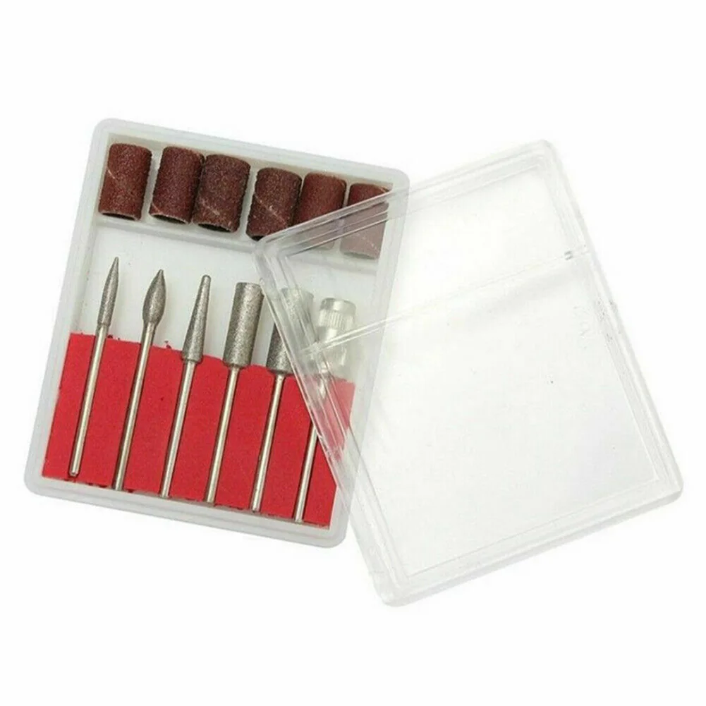 

12 pcs Nail Drill Bits Set 12* Manicure Drill 12× Exfoliating scrubbing